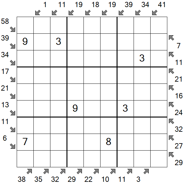 Little Killer Sudoku - Mittel