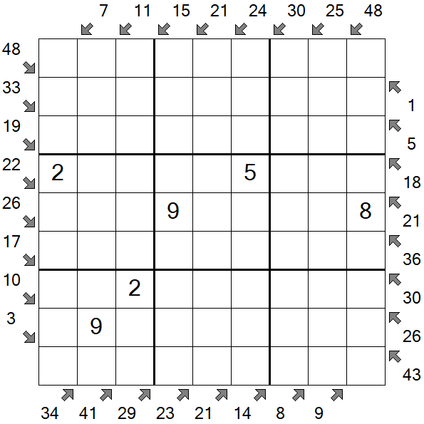 Little Killer Sudoku - Mittel
