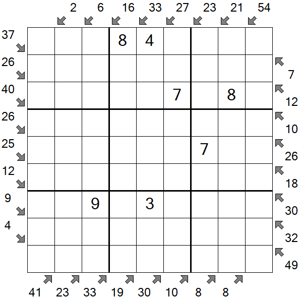Little Killer Sudoku - Medium