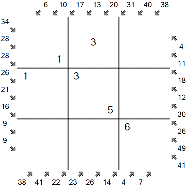 Little Killer Sudoku - Médio