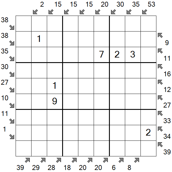Little Killer Sudoku - Medium