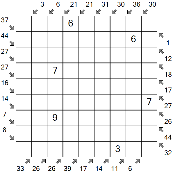 Little Killer Sudoku - Medium