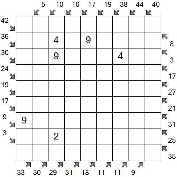 Little Killer Sudoku - Medium