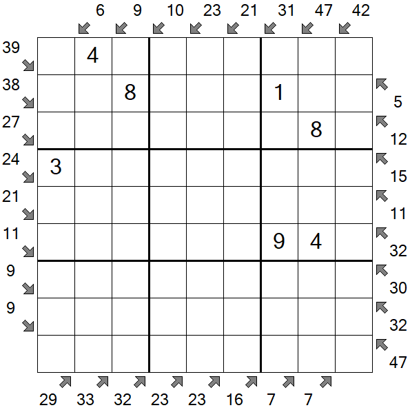 Little Killer Sudoku - Medium
