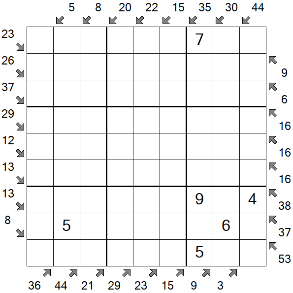 Little Killer Sudoku - Medium