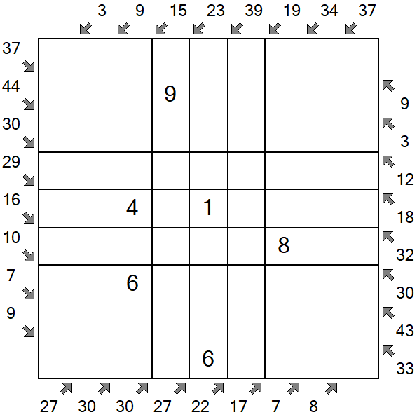Little Killer Sudoku - Medium