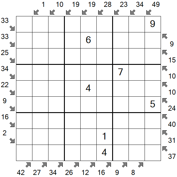 Little Killer Sudoku - Medium