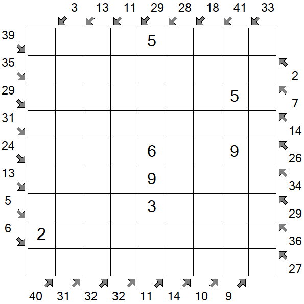 Little Killer Sudoku - Medium