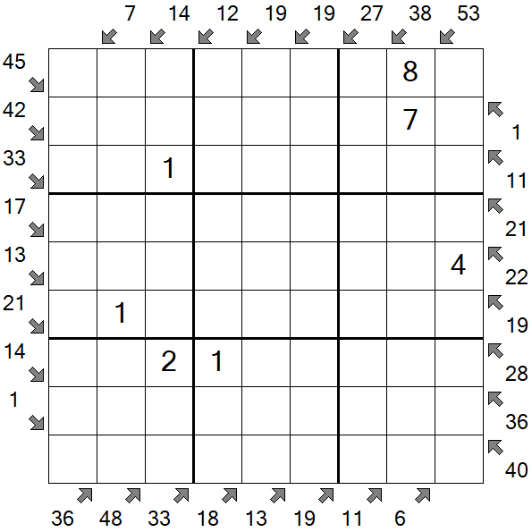 Little Killer Sudoku - Medium