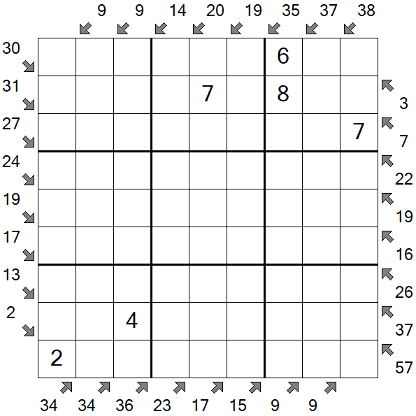 Little Killer Sudoku - Medium