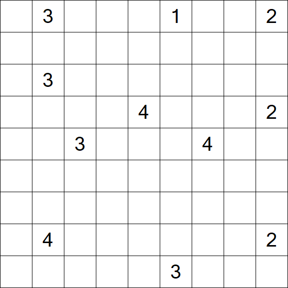 Nurikabe - Difficile