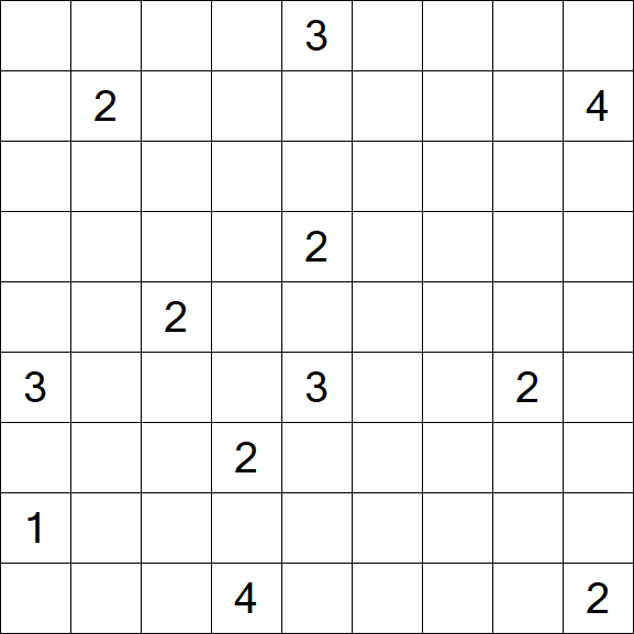 Nurikabe - Difficile