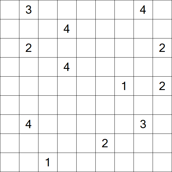 Nurikabe - Difficile