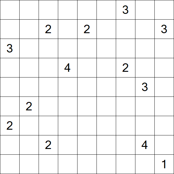 Nurikabe - Difficile