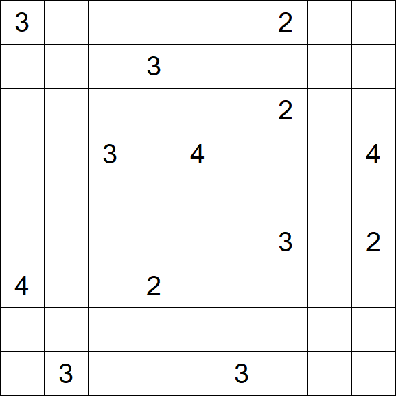 Nurikabe - Difficile