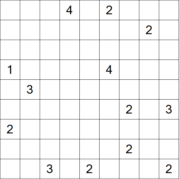 Nurikabe - Difficile