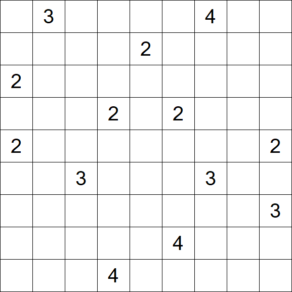 Nurikabe - Schwierig