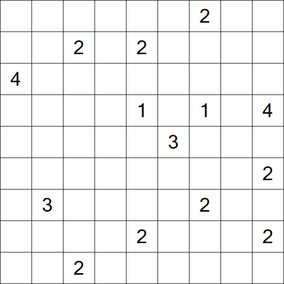 Nurikabe - Schwierig