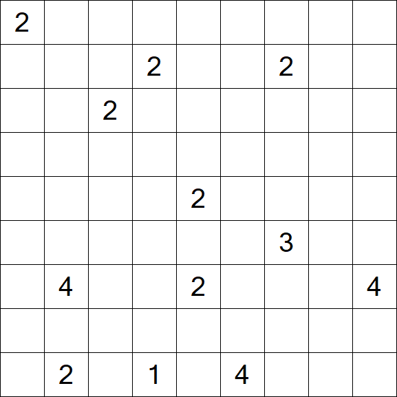 Nurikabe - Schwierig