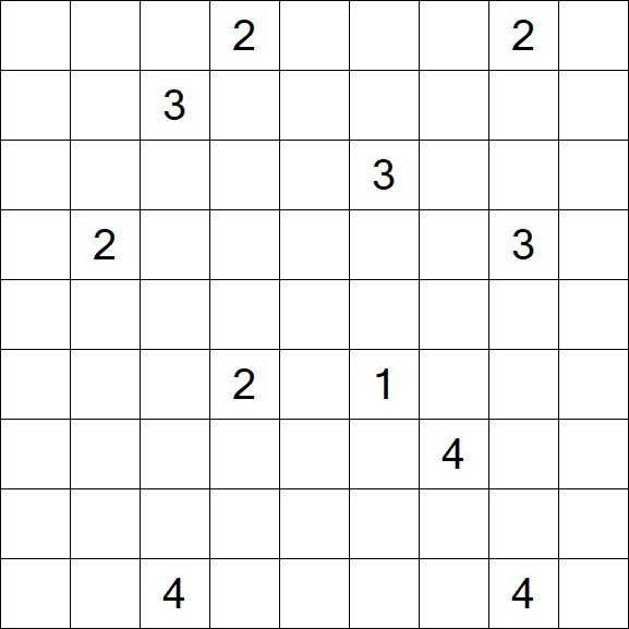 Nurikabe - Schwierig