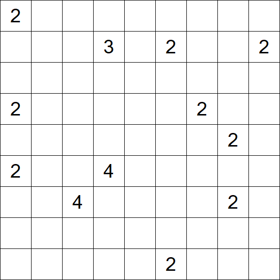 Nurikabe - Schwierig