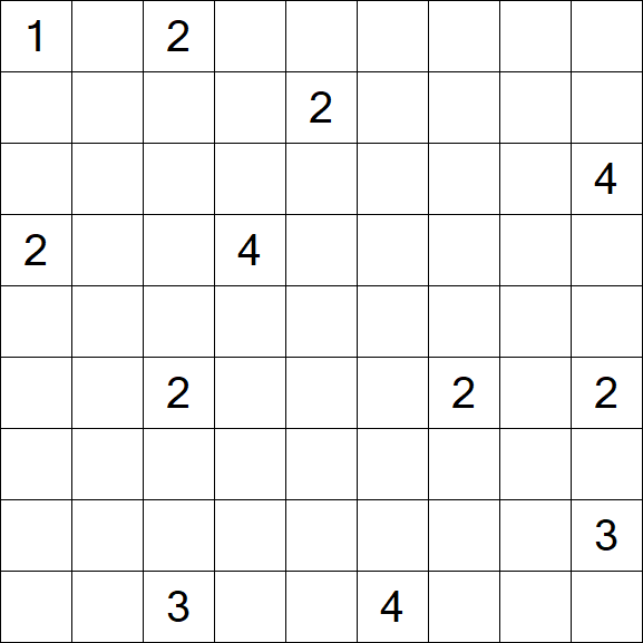 Nurikabe - Schwierig
