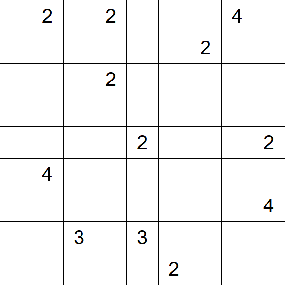 Nurikabe - Schwierig