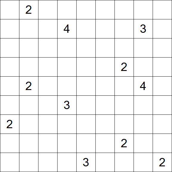 Nurikabe - Difficile