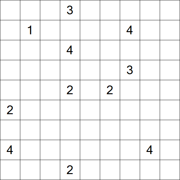 Nurikabe - Difficile