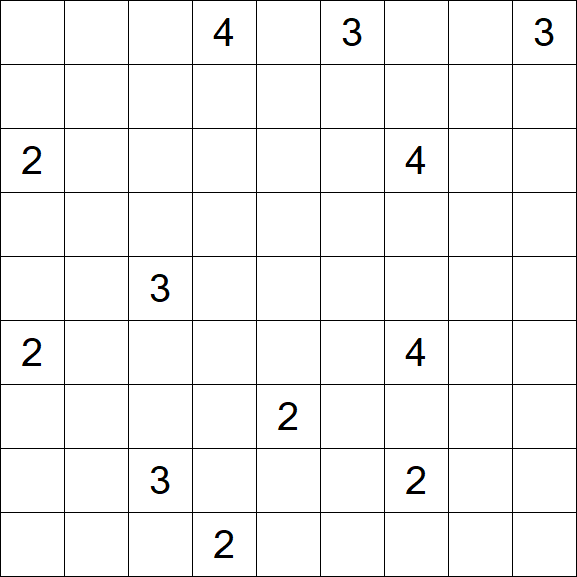 Nurikabe - Difficile