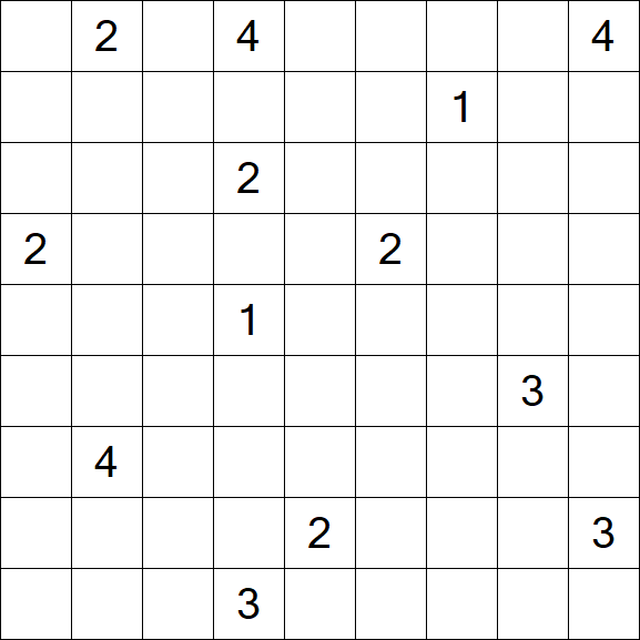 Nurikabe - Difficile