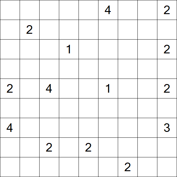 Nurikabe - Difficile