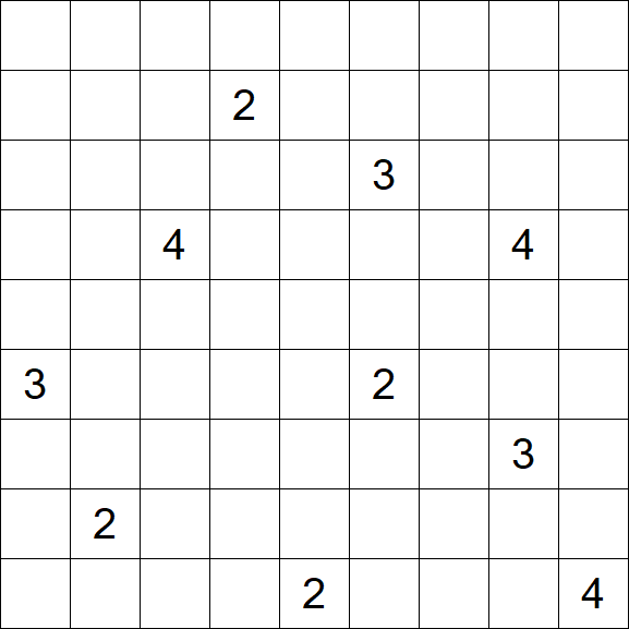 Nurikabe - Difficile