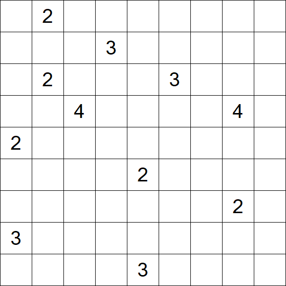 Nurikabe - Difficile