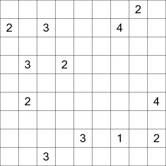 Nurikabe - Difficile