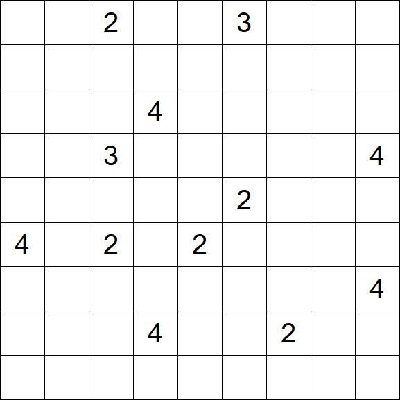 Nurikabe - Difficile