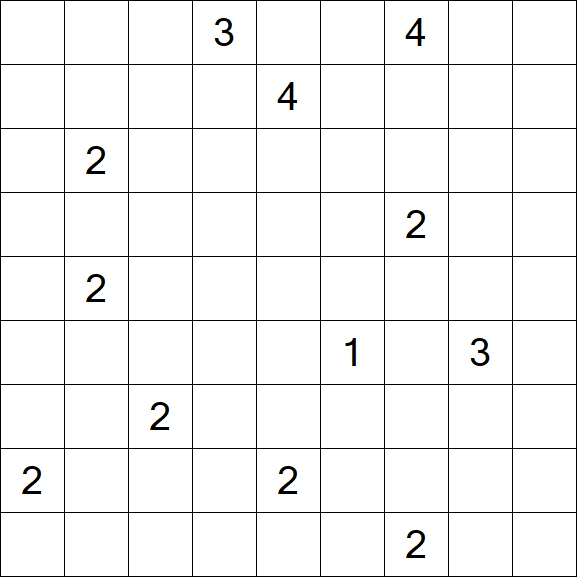 Nurikabe - Difficile