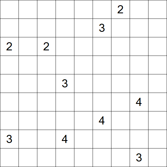 Nurikabe - Difficile