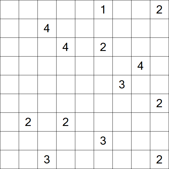 Nurikabe - Difficile
