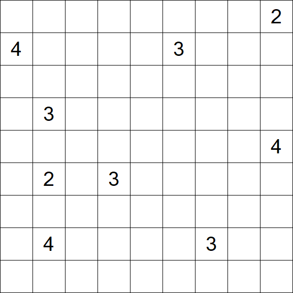 Nurikabe - Difficile