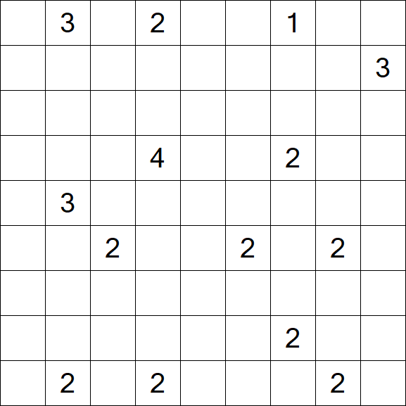 Nurikabe - Schwierig