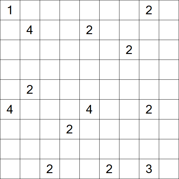 Nurikabe - Difficile