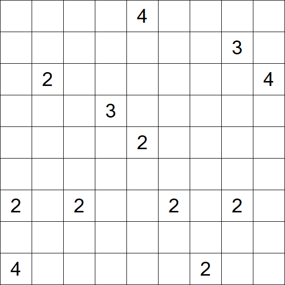 Nurikabe - Difficile
