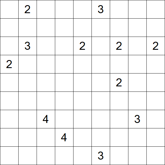 Nurikabe - Difficile