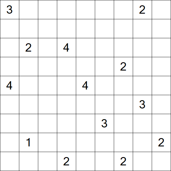 Nurikabe - Difficile