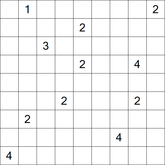 Nurikabe - Difficile
