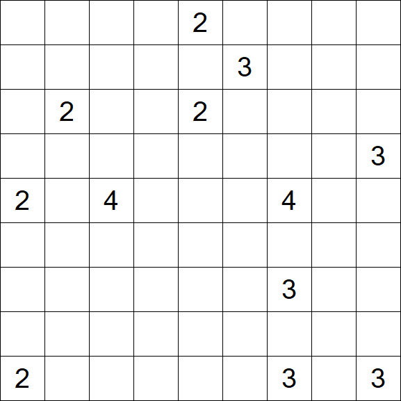 Nurikabe - Difficile