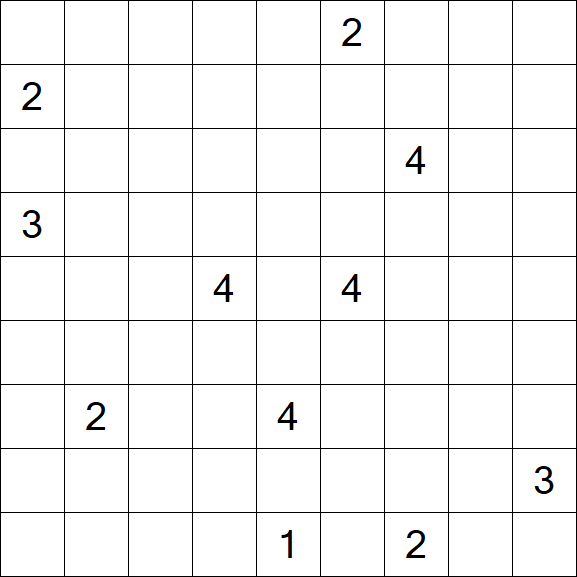 Nurikabe - Difficile