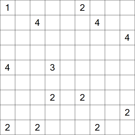Nurikabe - Difficile