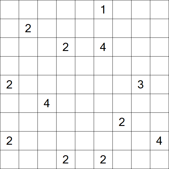 Nurikabe - Difficile